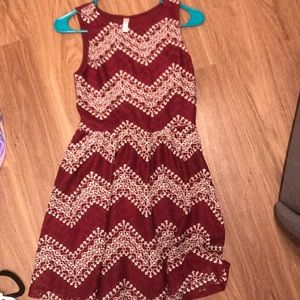 Red semi formal dress